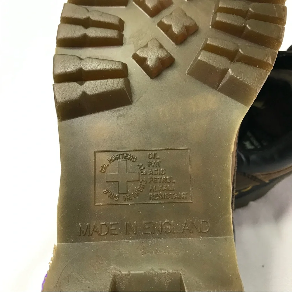 Dr. Martens Industrial Lace Up Work Shoes Sneakers Made in England Size 9